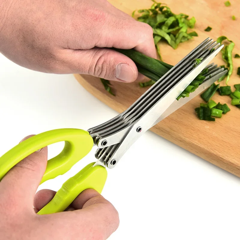 Kitchen Appliances Packages - Muti-ชั้นครัวกรรไกรเครื่องตัดผักสแตนเลส Scallion สมุนไพร Laver เครื่องเทศเครื่องมือทําอาหารตัดอุปกรณ์ครัว
