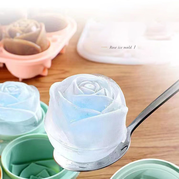 Kitchen Appliances Packages - 3D Rose Ice แม่พิมพ์ 4 หลุม