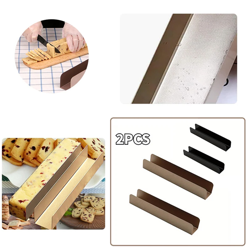 Kitchen Appliances Packages - U-Shaped Non-Stickบิสกิตแม่พิมพ์ขนมปังสี่เหลี่ยมผืนผ้าDIYแครนเบอร์รี่คุกกี้Shaper Pastry Bakewareอุปกรณ์ครัวเบเกอรี่เครื่องมือ