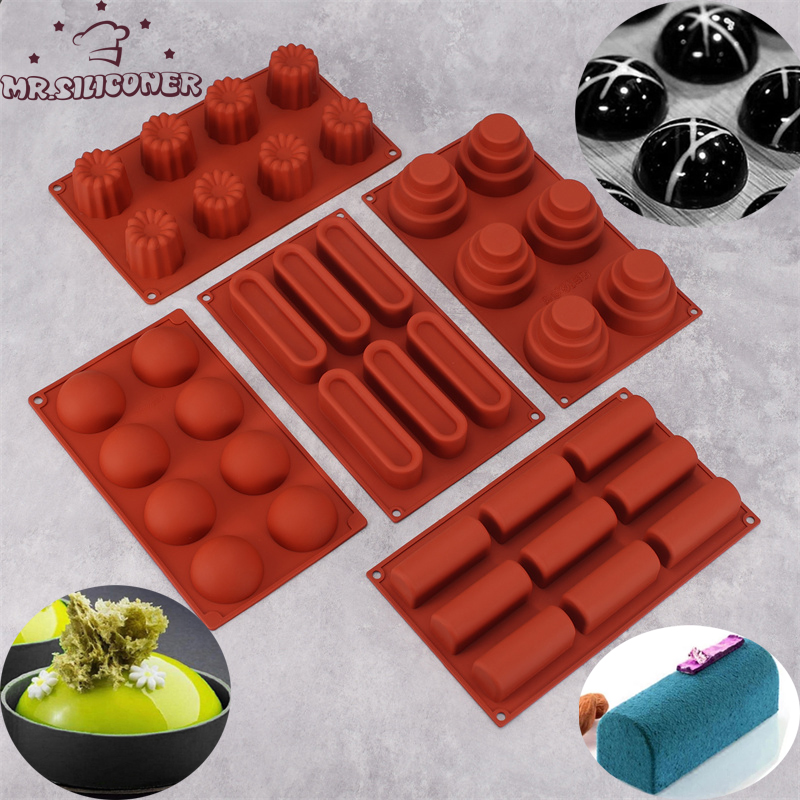 Kitchen Appliances Packages - 3D Ball รอบครึ่งทรงกลมแม่พิมพ์ซิลิโคนสําหรับ DIY เบเกอรี่พุดดิ้งมูสช็อกโกแลตเค้กแม่พิมพ์อุปกรณ์ครัวเครื่องมือ