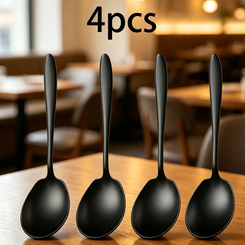 Kitchen Appliances Large - ช้อนเสิร์ฟสแตนเลสขนาดใหญ่ 2 ชิ้น ใช้ซ้ำได้ สำหรับงานเลี้ยงบุฟเฟ่ต์และงานปาร์ตี้ในครัว