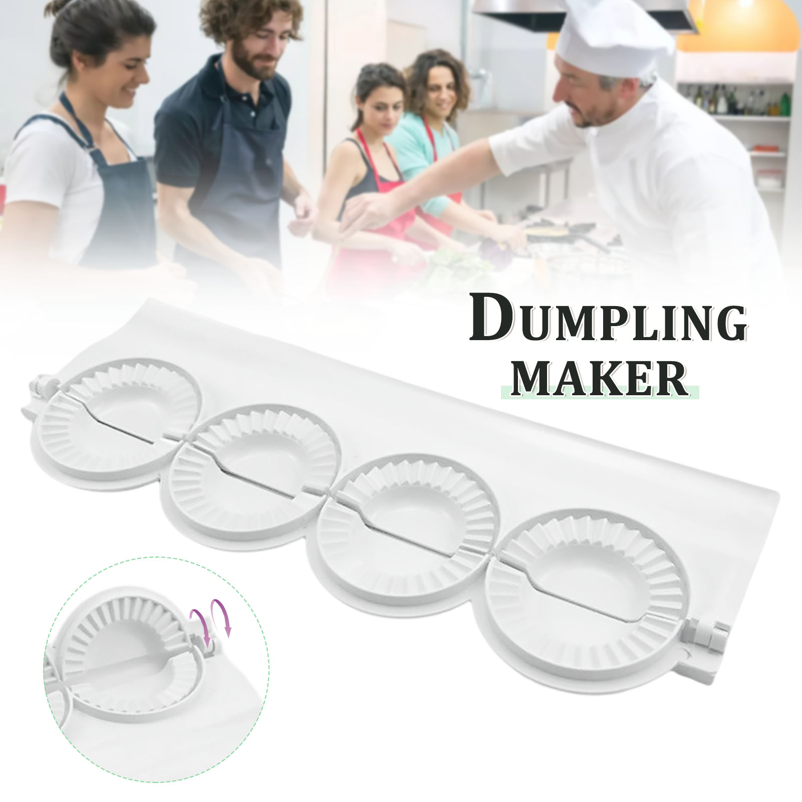 Kitchen Appliances Packages - ขนาดใหญ่ DIY Dumpling แม่พิมพ์แป้งกด Dumpling Wrapper