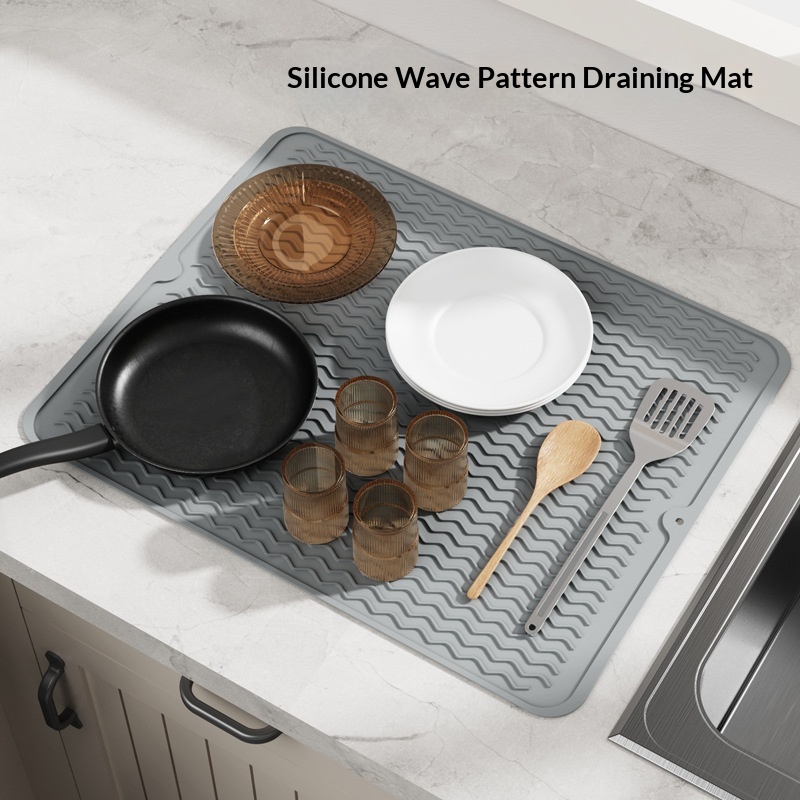 แผ่นรองจานซิลิโคนขนาดใหญ่สำหรั - Kitchen Appliances Large บทวิจารณ์และราคา