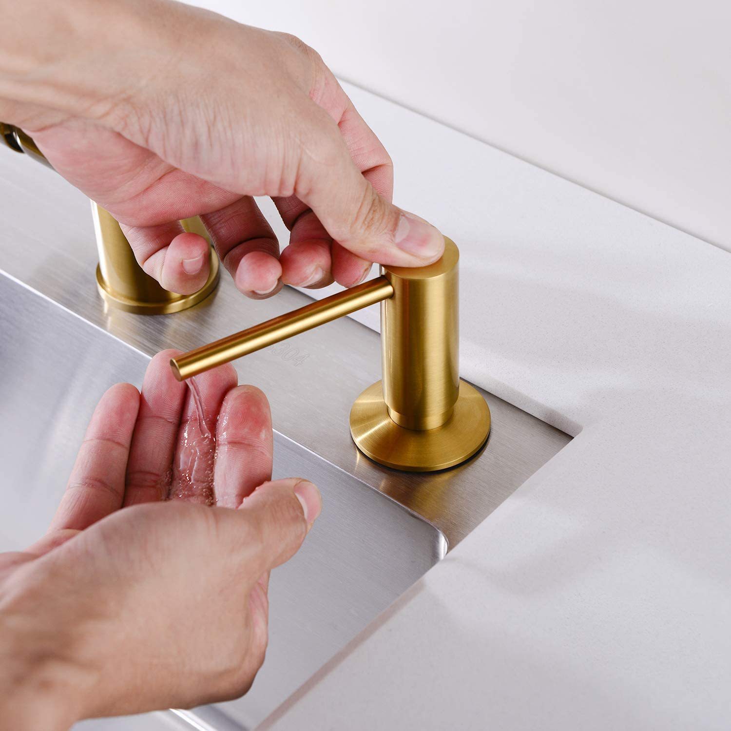 ขวดสบู่เหลวในครัวแบบมีปั๊มในตั - Kitchen Appliances Built In บทวิจารณ์และราคา