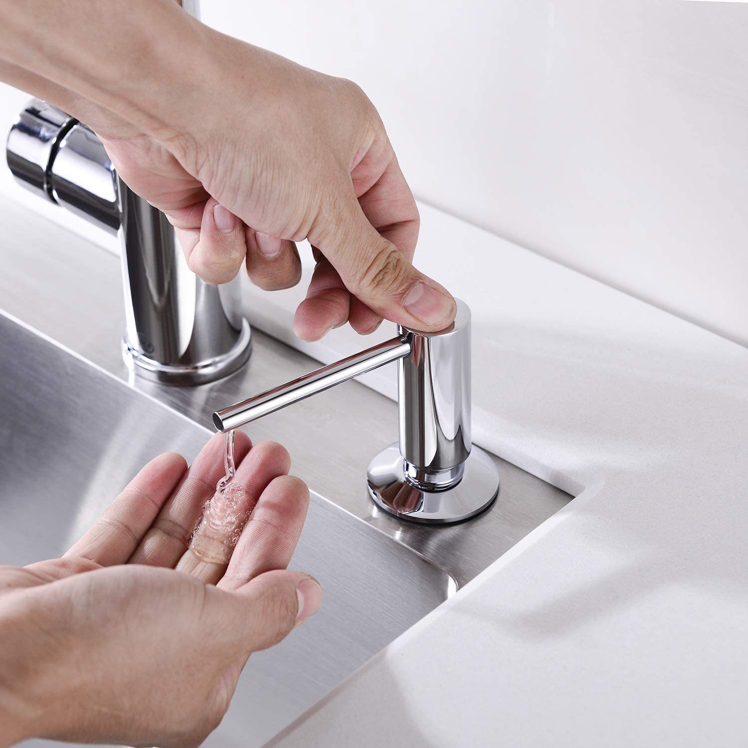 ขวดสบู่เหลวในครัวแบบมีปั๊มในตั - Kitchen Appliances Built In บทวิจารณ์และราคา