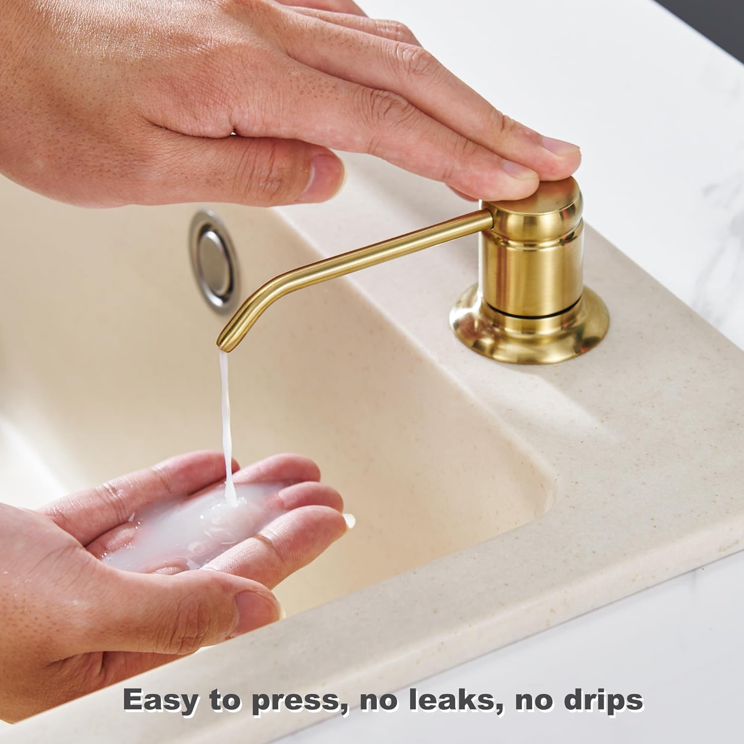 เครื่องจ่ายสบู่อ่างล้างจานทองเ - Kitchen Appliances Built In บทวิจารณ์และราคา