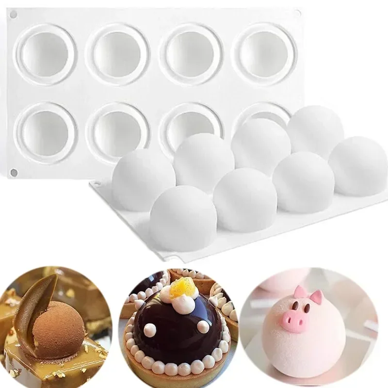 3D Sphere แม่พิมพ์ซิลิโคนสําหร - Kitchen Appliances Packages บทวิจารณ์และราคา