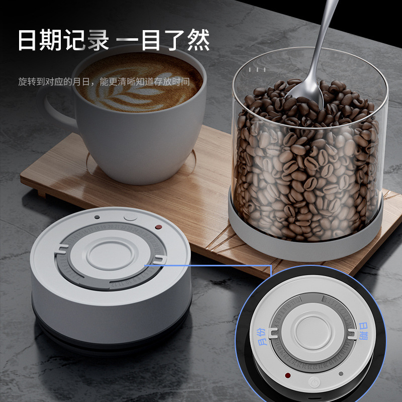 โถแก้วเก็บเมล็ดกาแฟสุญญากาศไฟฟ - Kitchen Appliances Large บทวิจารณ์และราคา