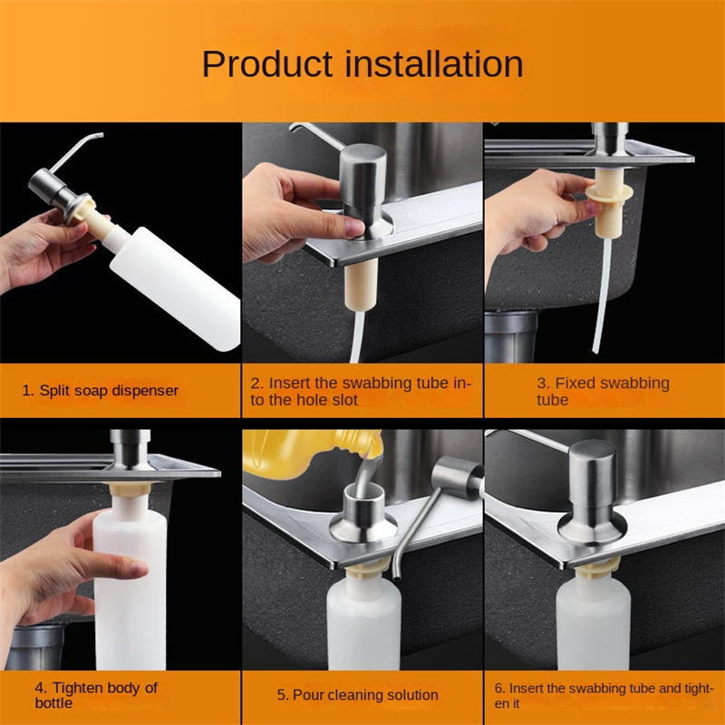 350ml ห้องครัวเครื่องจ่ายสบู่จ - Kitchen Appliances Built In บทวิจารณ์และราคา