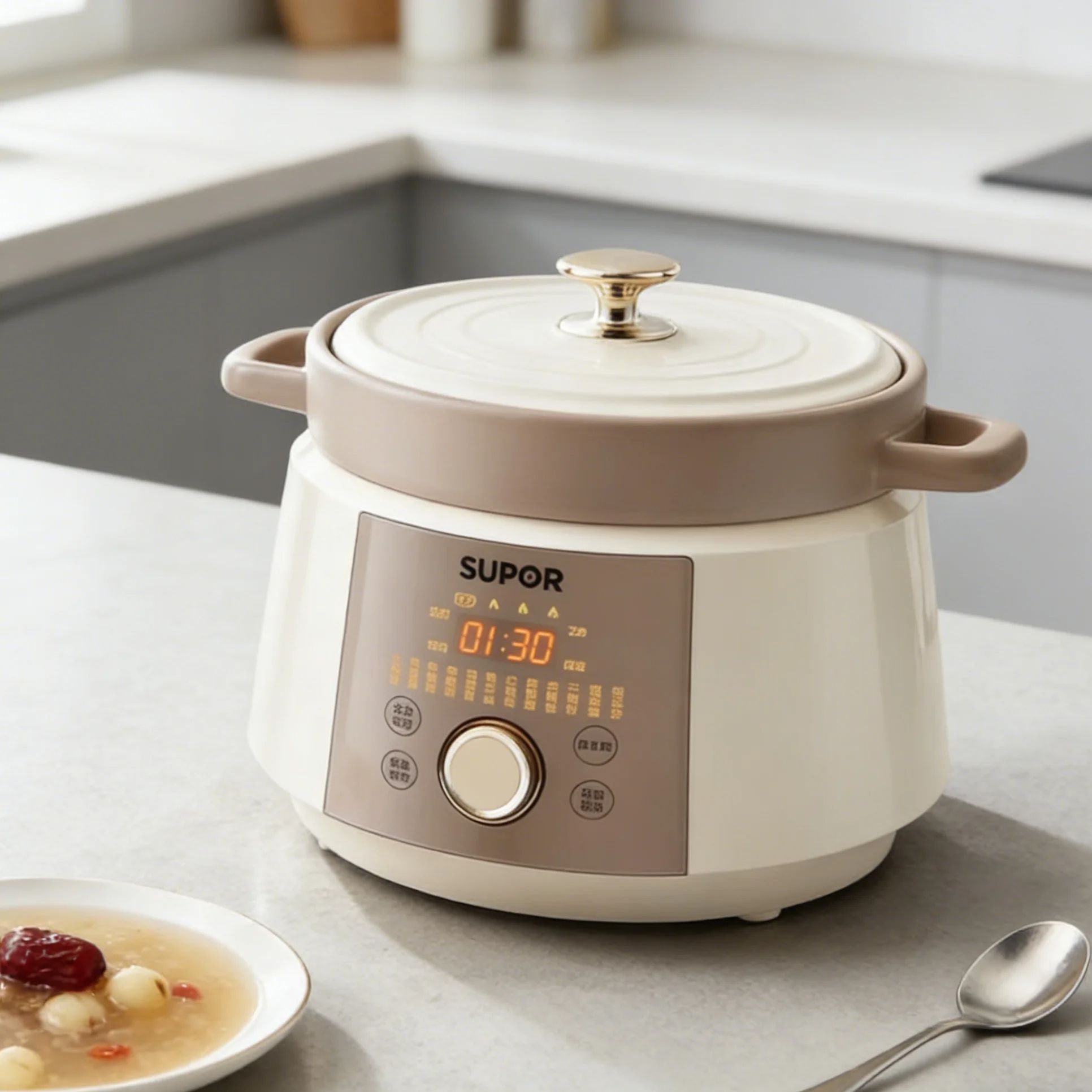 หม้อหุงช้าไฟฟ้าเซรามิก 4 ลิตร  - Kitchen Appliances Large บทวิจารณ์และราคา