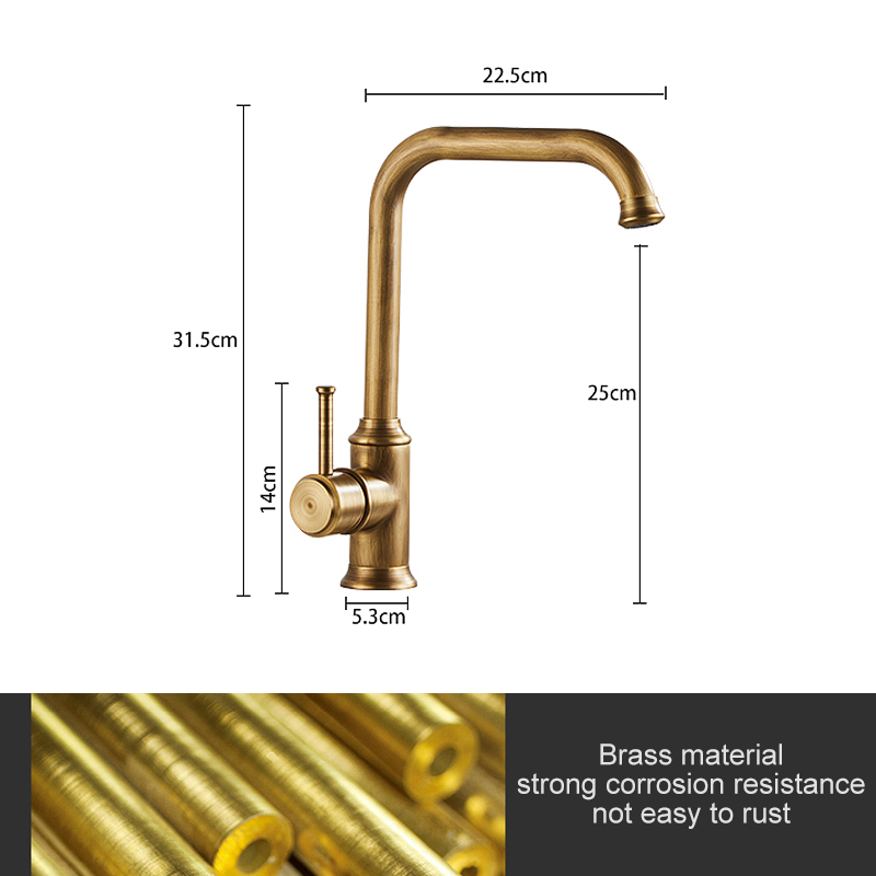 ELLEN Antique Bronze ก๊อกน้ําห - Kitchen Appliances White บทวิจารณ์และราคา